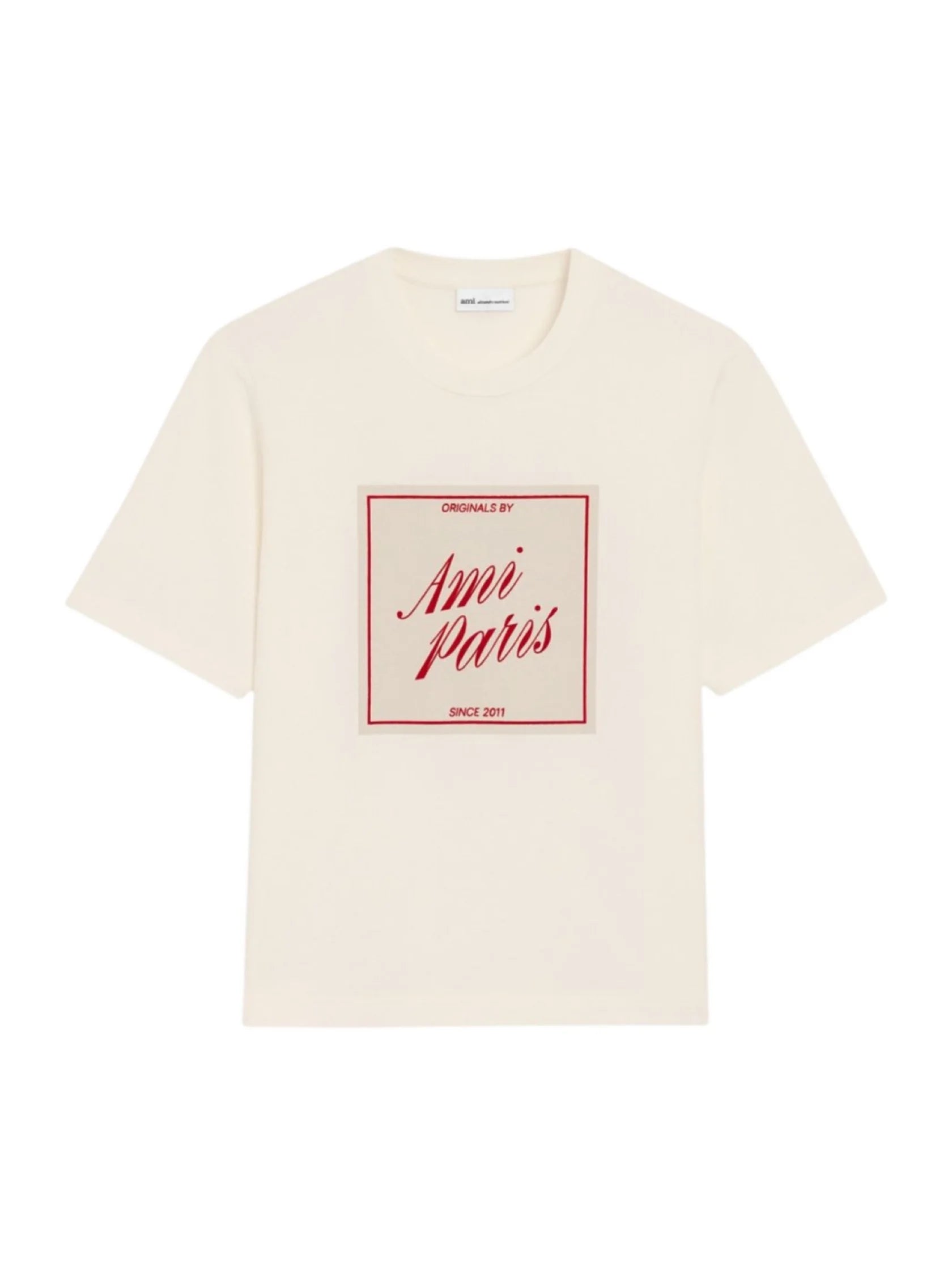 Ami Paris AMI Heritage Printed Graphic T-Shirt