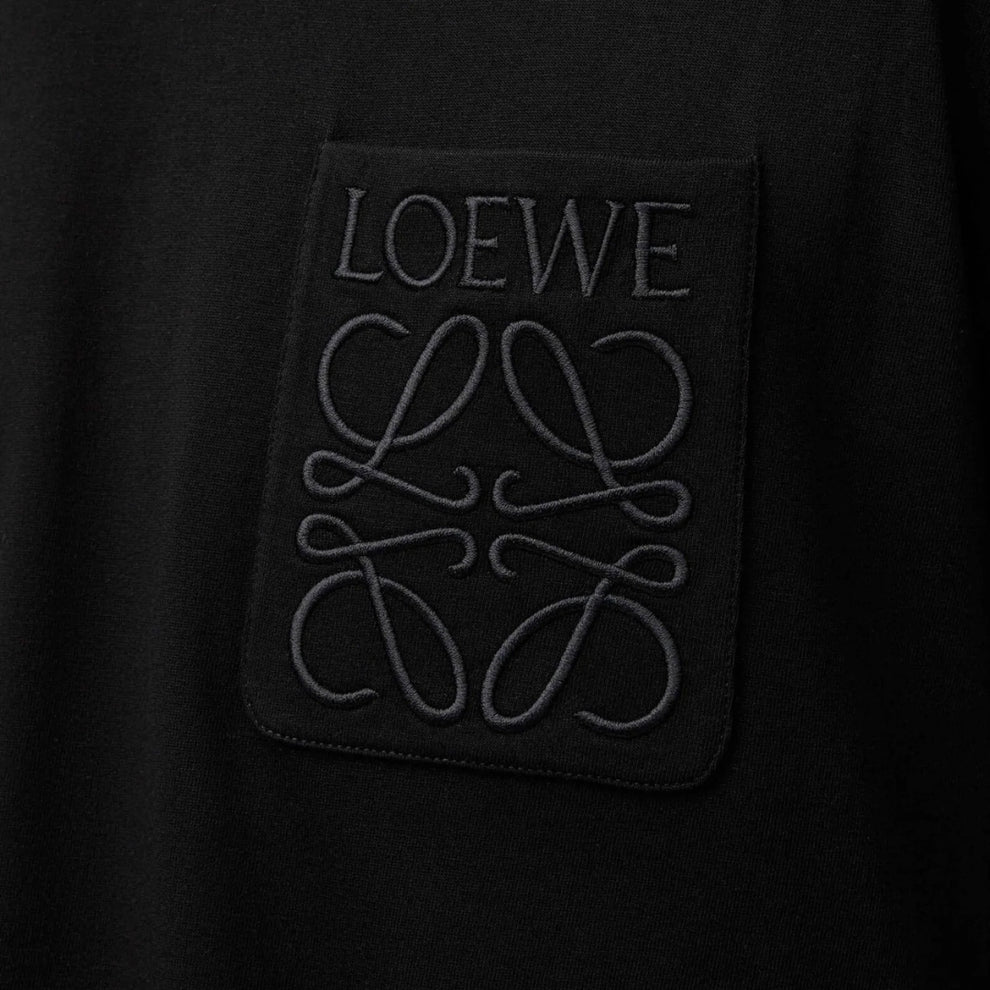 LOEWE Pocket Anagram Relaxed T-Shirt Black
