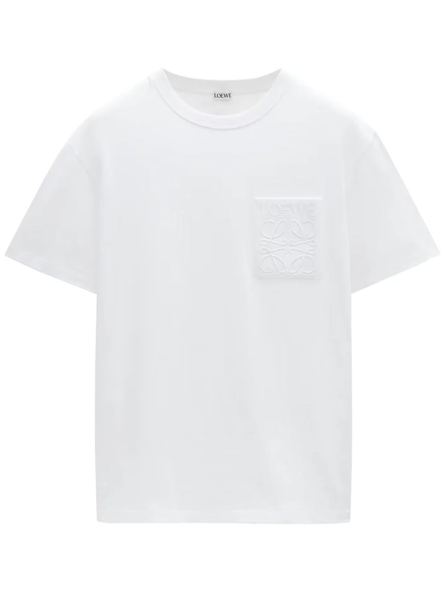 LOEWE Pocket Anagram Relaxed T-Shirt White