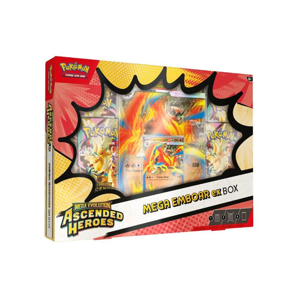 Pokémon Mega Evolution Ascended Heroes Mega Emboar Ex Box