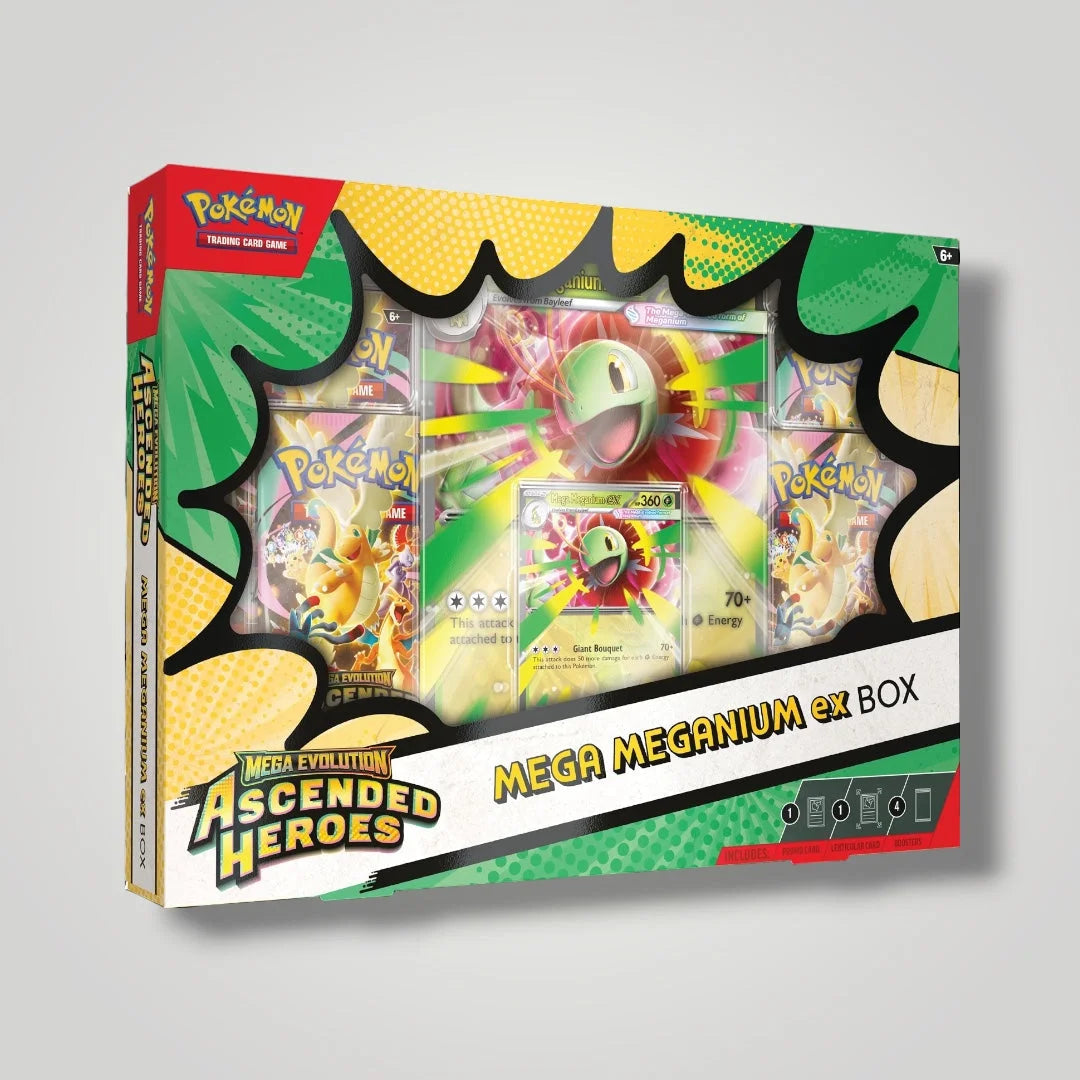 Pokémon Mega Evolution Ascended Heroes Mega Meganium Ex Box