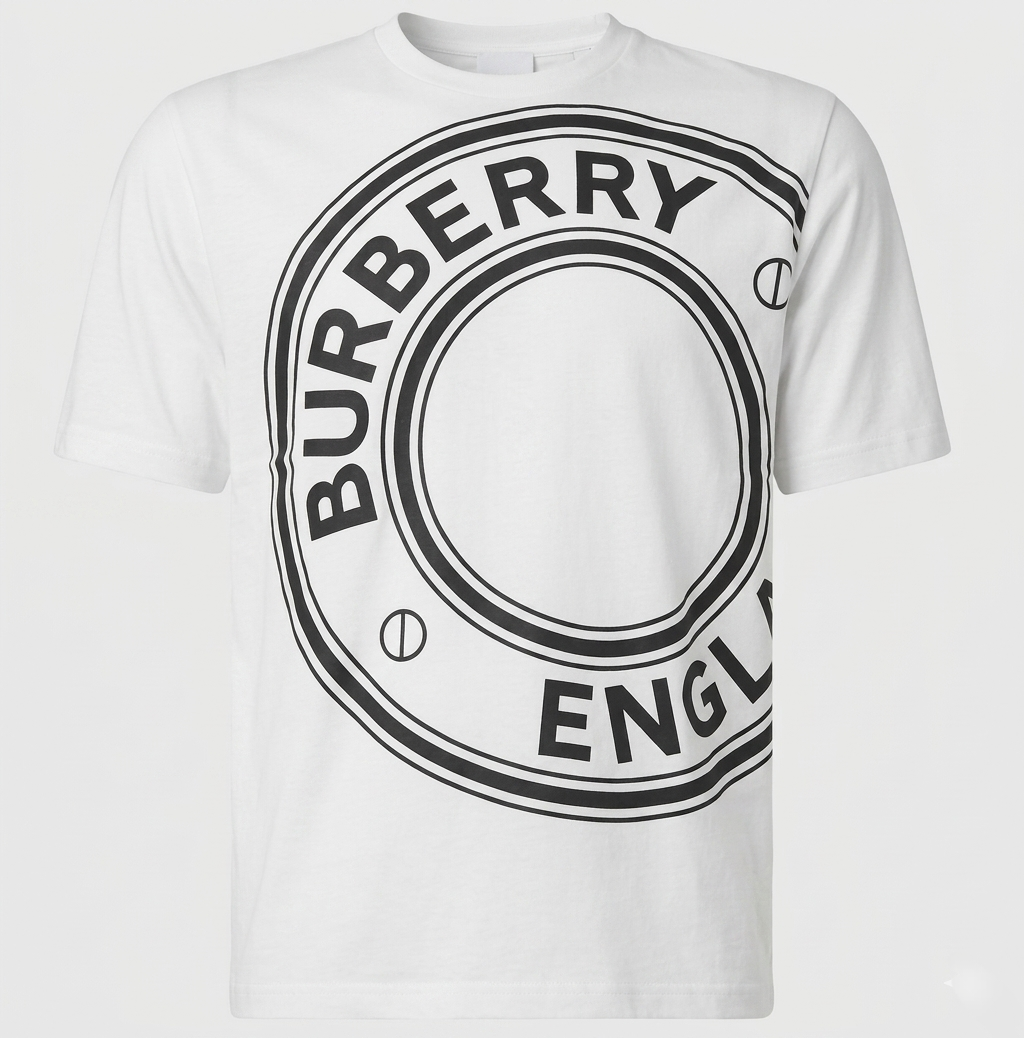 Burberry Graphic Print T Shirt White