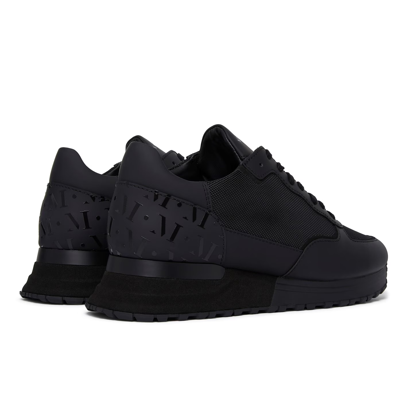 Mallet Popham Trainers Triple Black