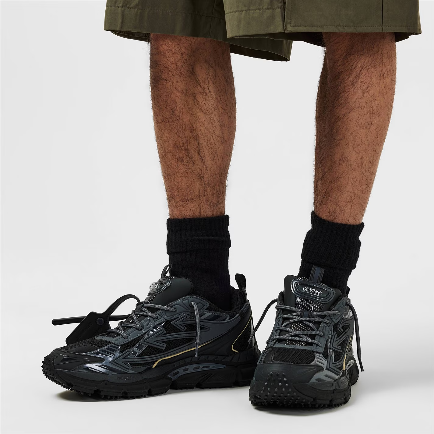 Off White Be Right Back Trainers Black
