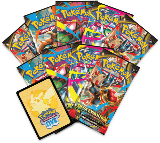 Pokemon TCG Mega Evolution Elite Trainer Box Lucario