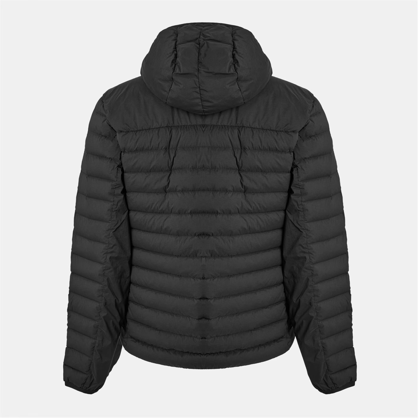 STONE ISLAND Hooded Puffer Jacket Black