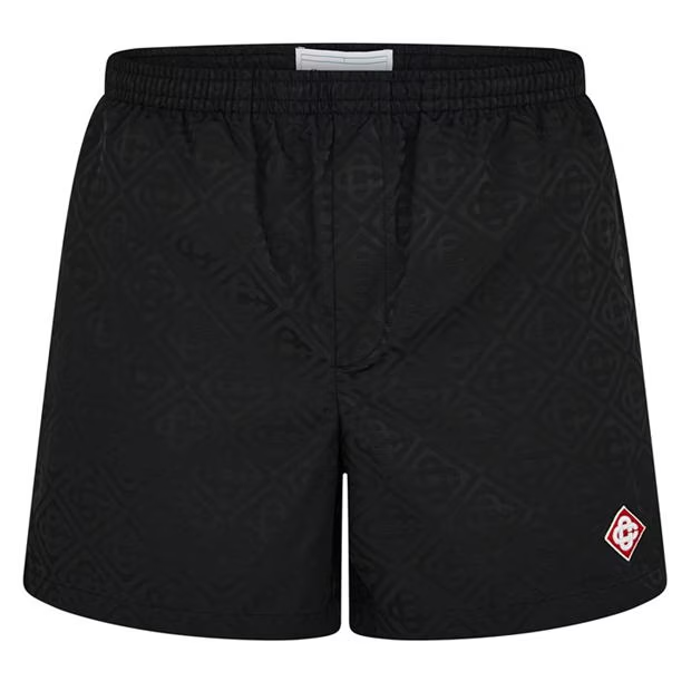 Casablanca Casa Jacquard Swim Shorts Black