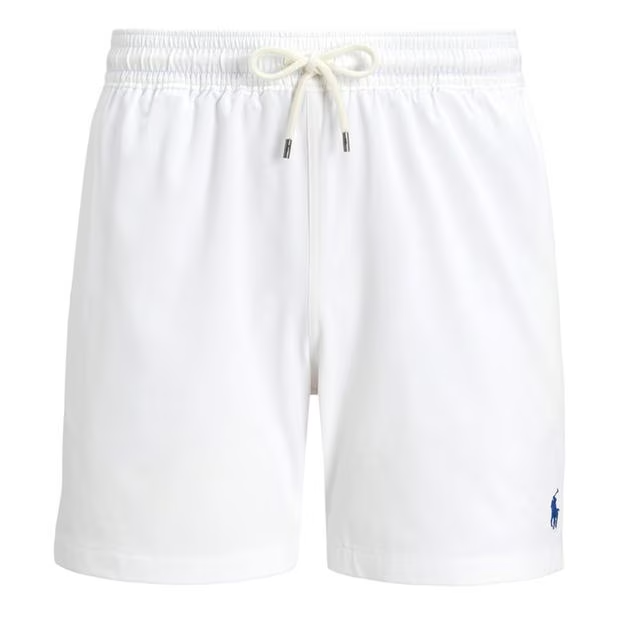 Ralph Lauren Logo Shorts Set White