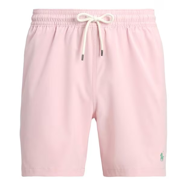 Ralph Lauren Logo Shorts Set White/Pink