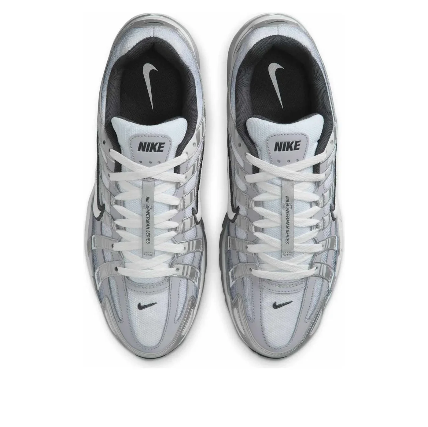 Nike P-6000 Metallic Silver Summit White-Wolf Grey