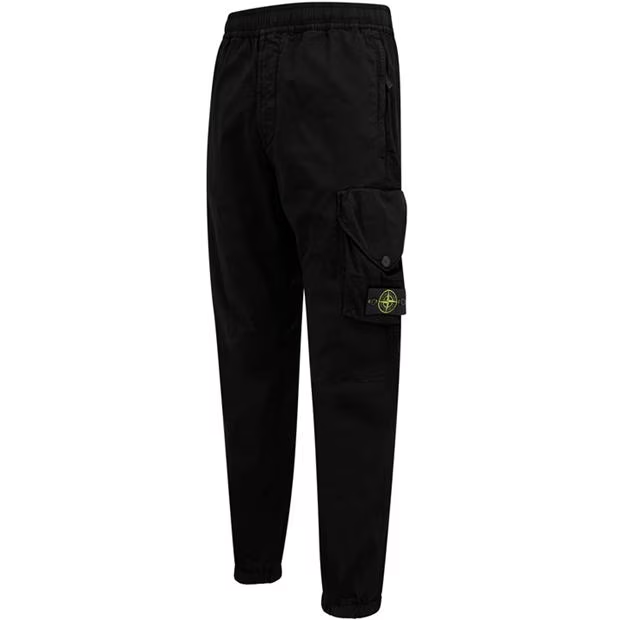 Stone Island Pocket Cargo Pants Black