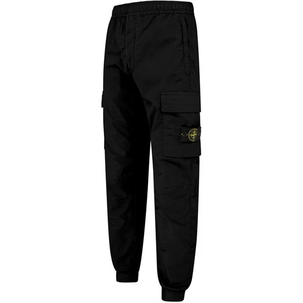 Stone Island Stretch Cargo Pants LW Black