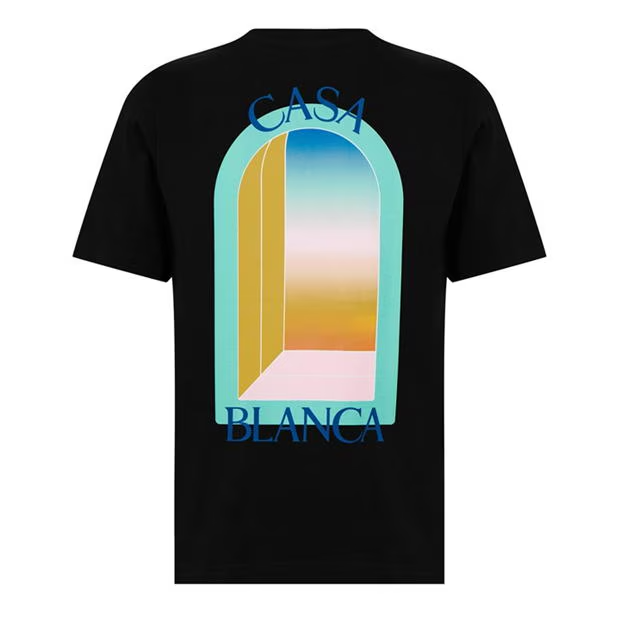 Casablanca New Mirror T Shirt Black