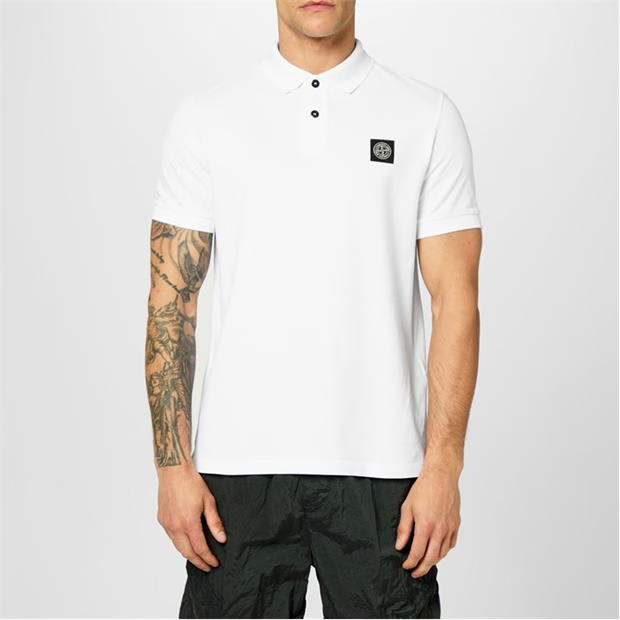 Stone Island Polo T Shirt White