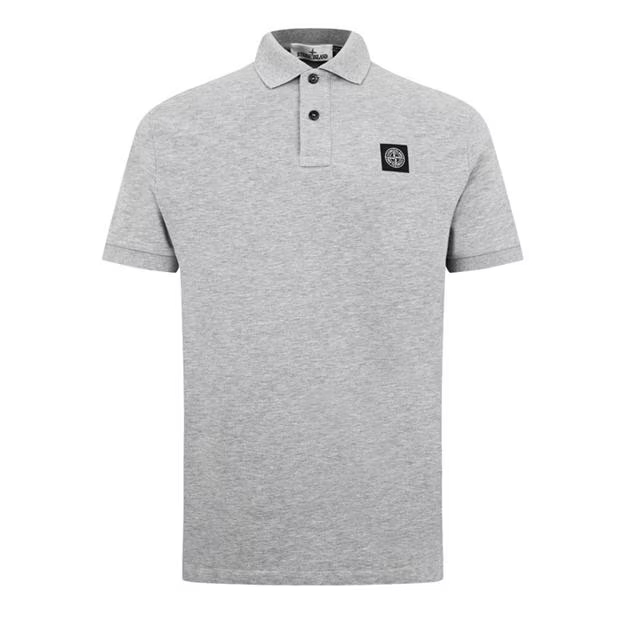 Stone Island Polo T Shirt Grey