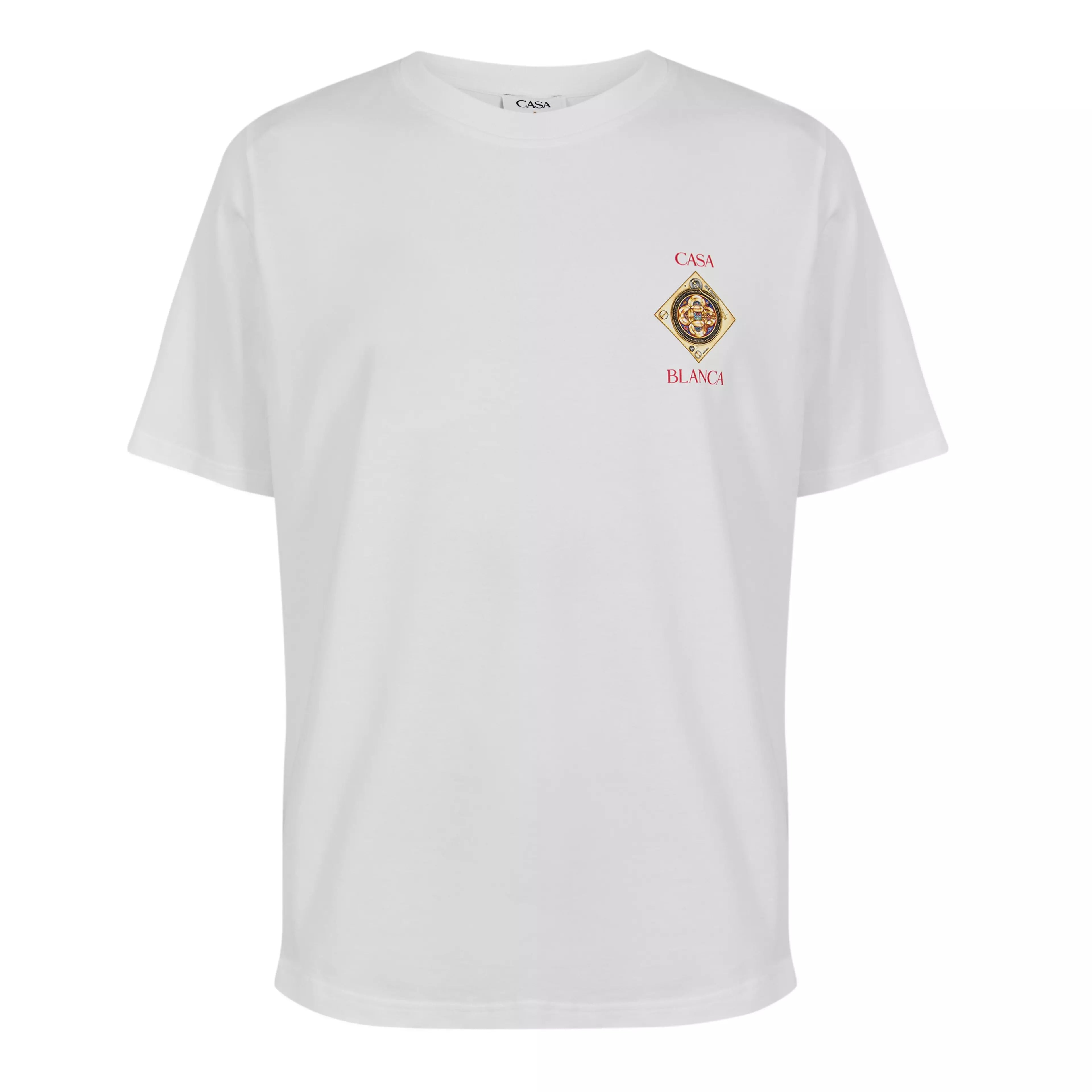 Casablanca Plafond Orne De Musique Short Sleeve T‑Shirt White