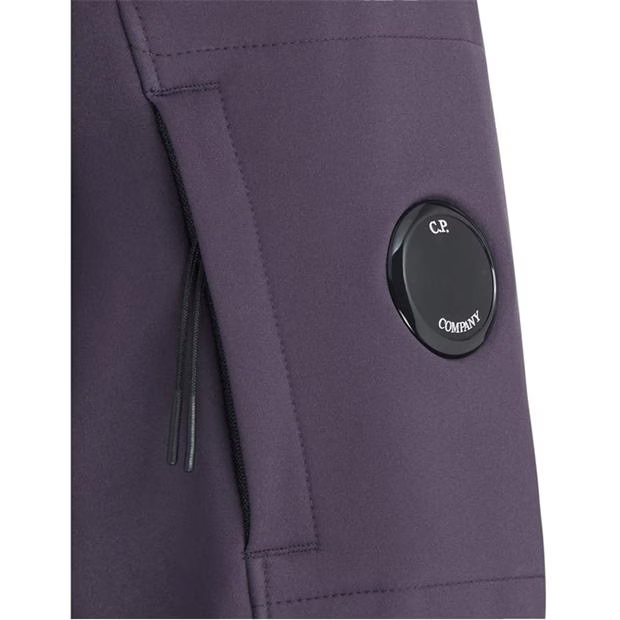 CP COMPANY Lens Soft Shell Jacket Dark Grey