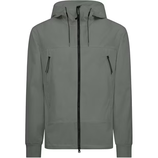 CP COMPANY Goggle Soft Shell Jacket Grey