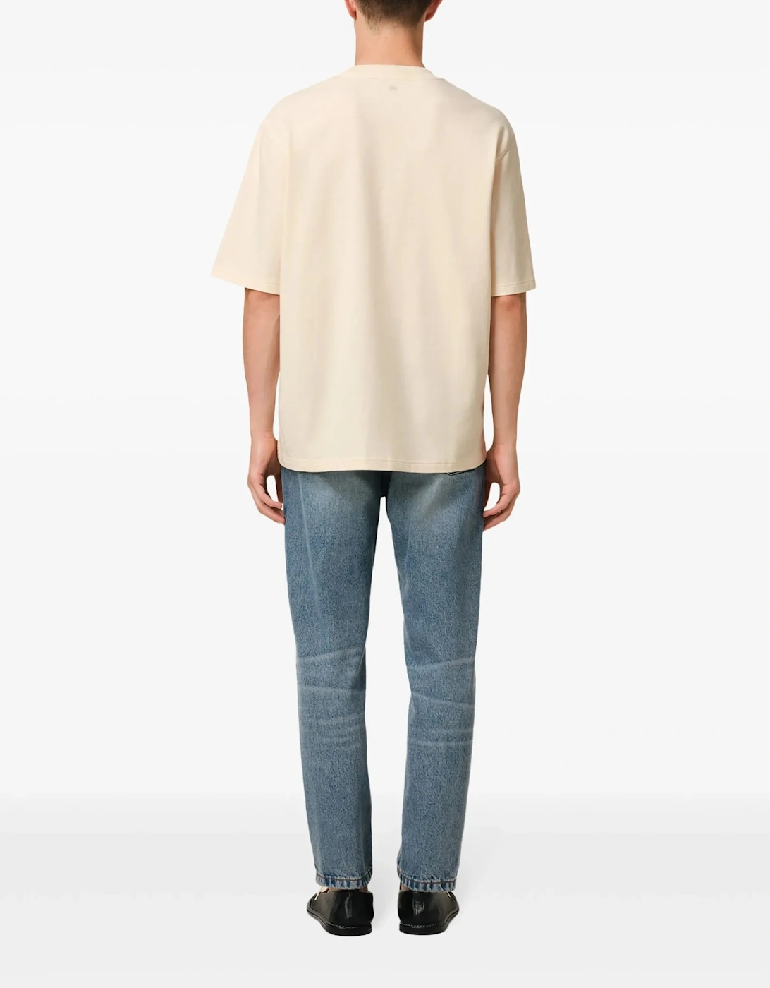 Ami Paris 'Ami de Coeur' T-Shirt Beige
