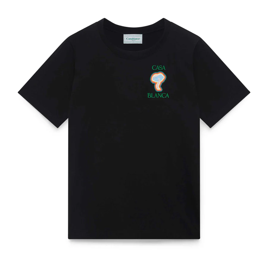 Casablanca Casa Mushroom T Shirt Black