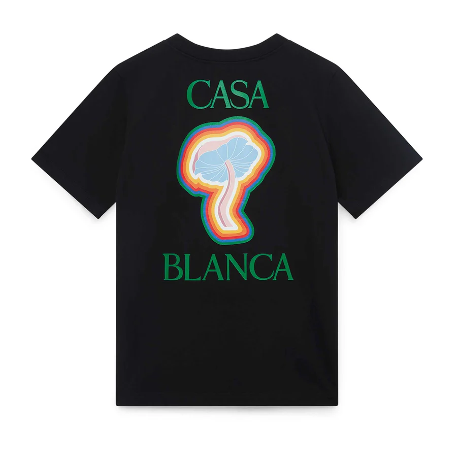 Casablanca Casa Mushroom T Shirt Black