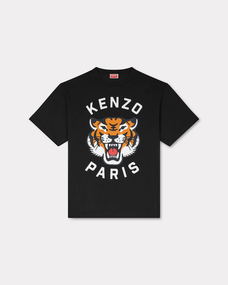 Kenzo Lucky Tiger Relaxed T-shirt Black