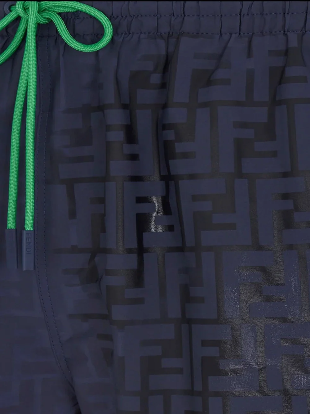 Fendi FF Logo Swim Shorts Navy