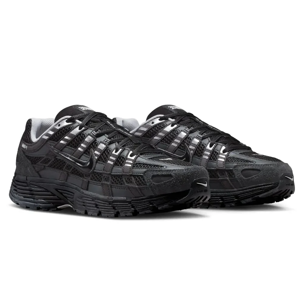 Nike P-6000 Suede Anthracite Metallic Silver