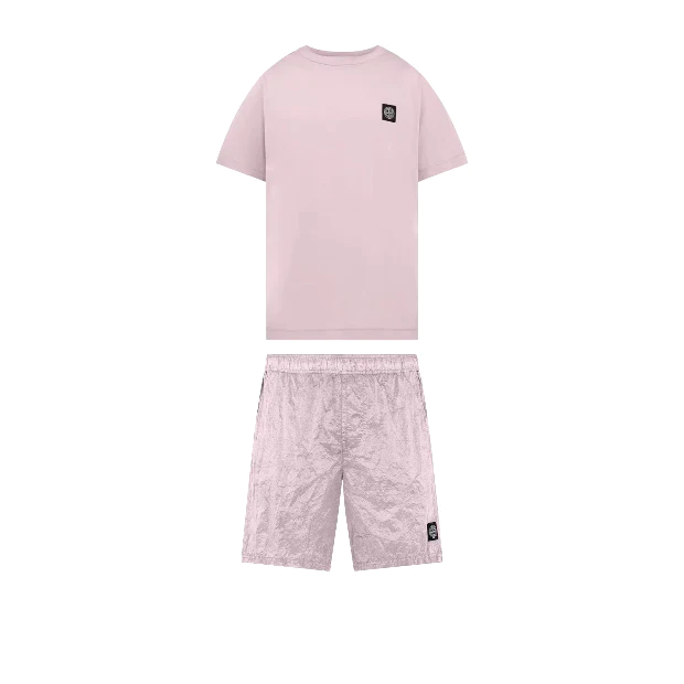 Stone Island Shorts Set Rosa