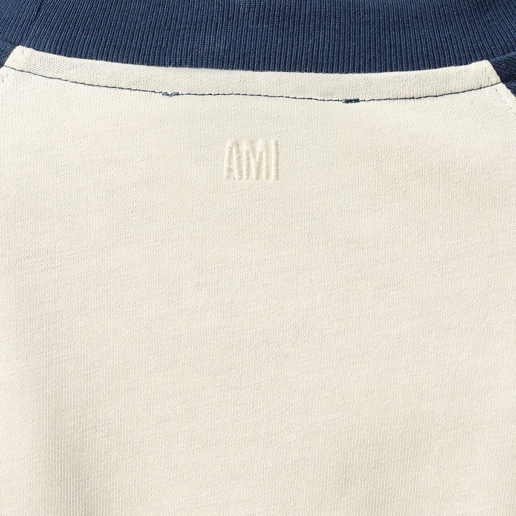 Ami de Coeur Two Tone Thick Cotton T-Shirt