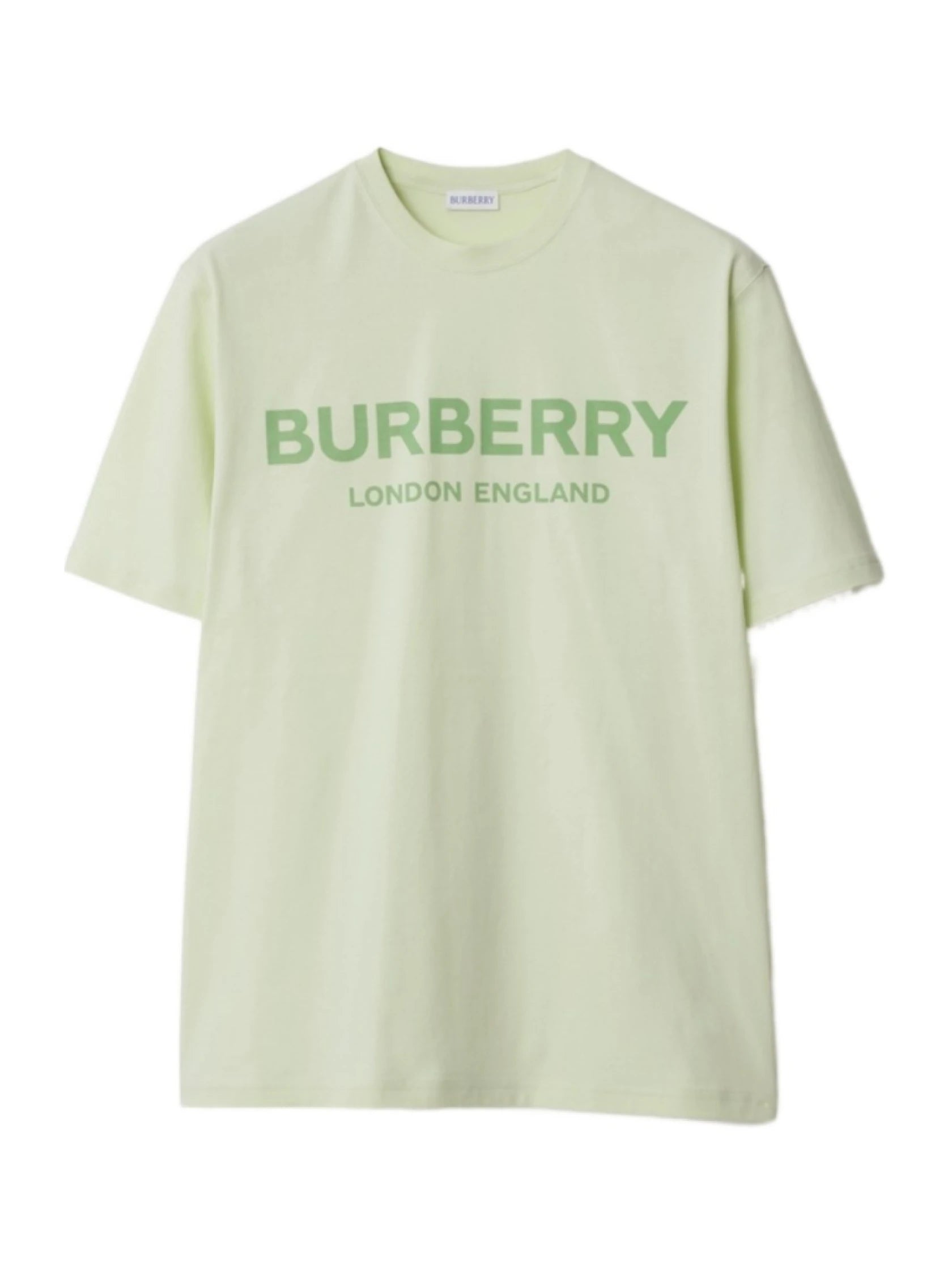 Burberry London Logo T Shirt Mint Green