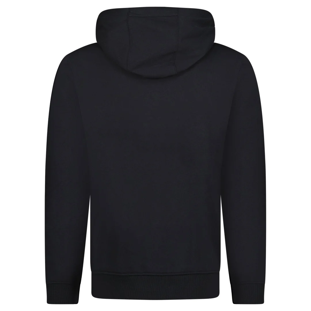 Burberry Check Zip Hoodie Black