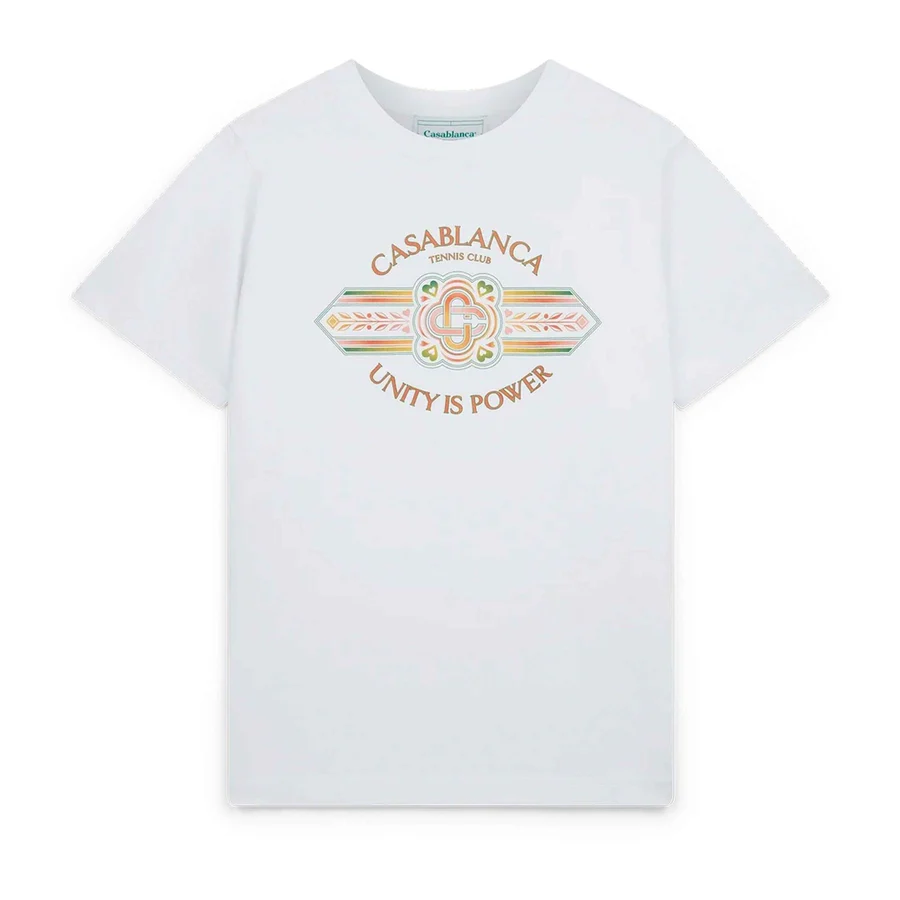 Casablanca Unity Is Power T Shirt White