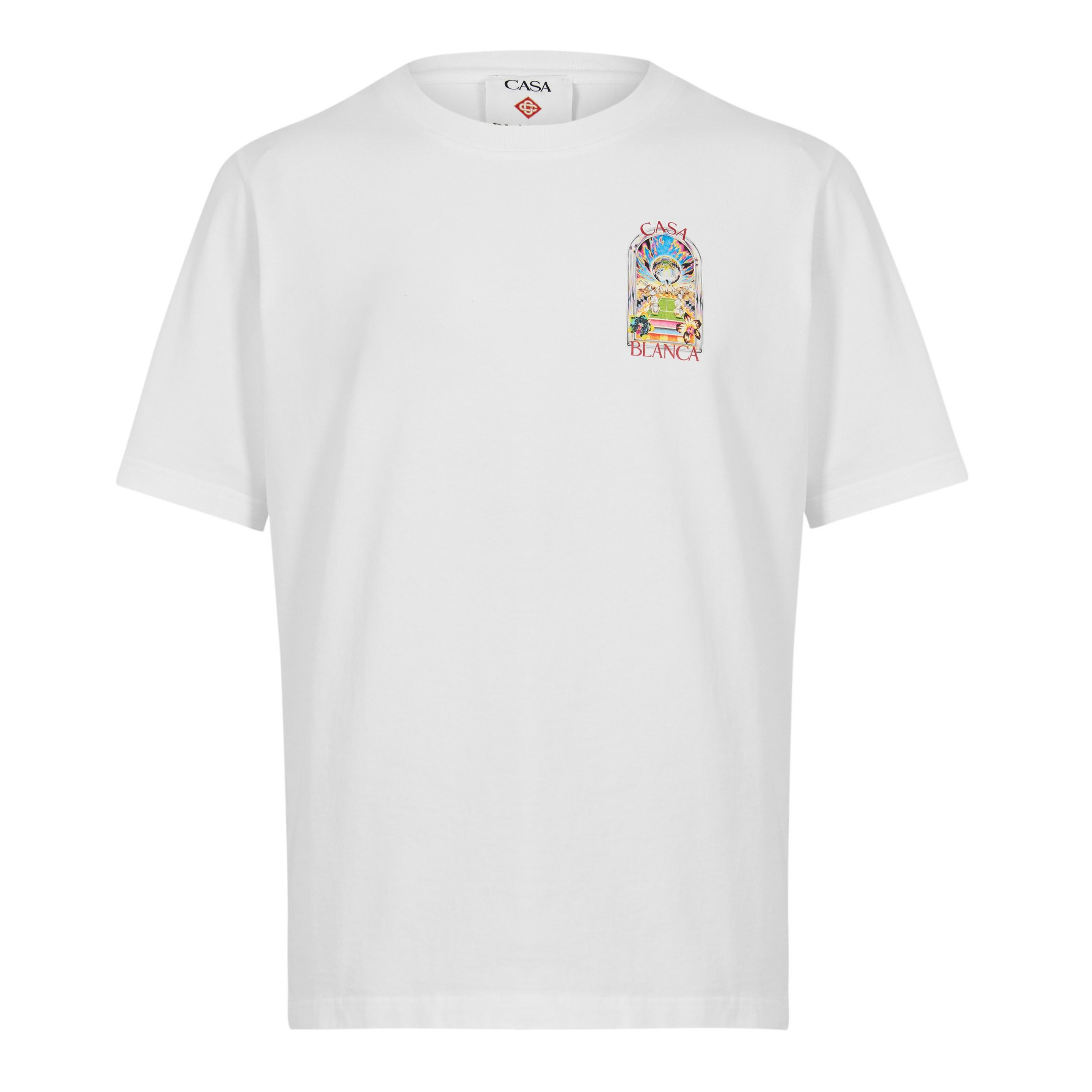 Casablanca Tennis Blaze T-Shirt White