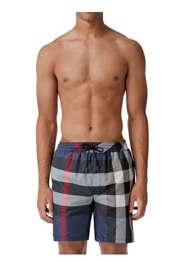 Burberry Classic Check Swim Shorts Navy