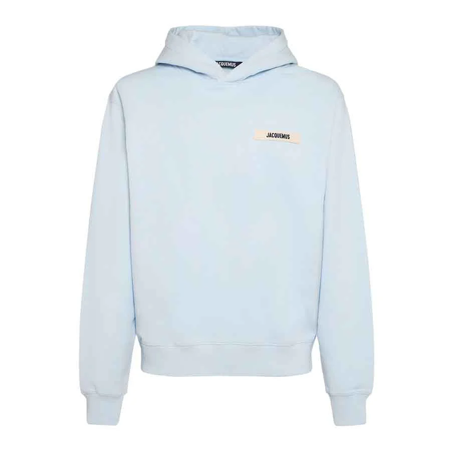 Jacquemus The Gros Grain Logo Hoodie Sky Blue