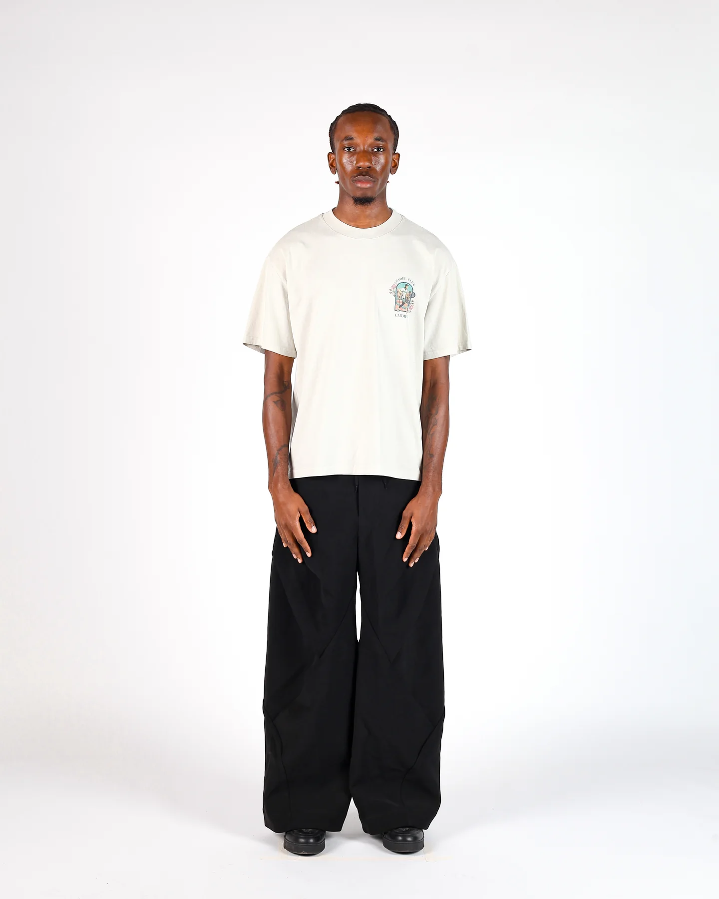 CARMELO PACE PADEL CLUB T SHIRT BONE