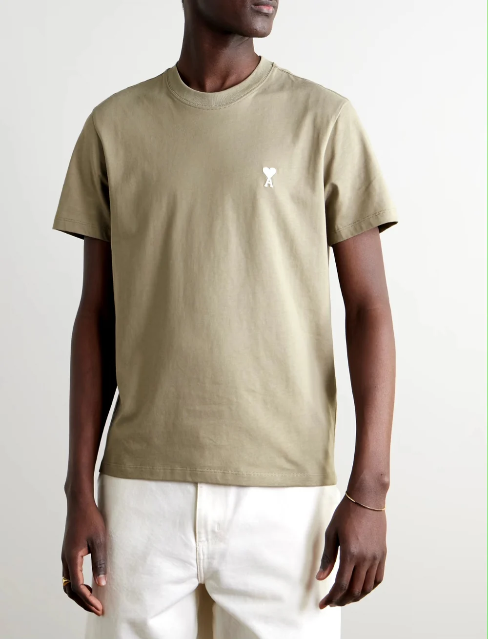 Ami Paris Logo T Shirt Laurier