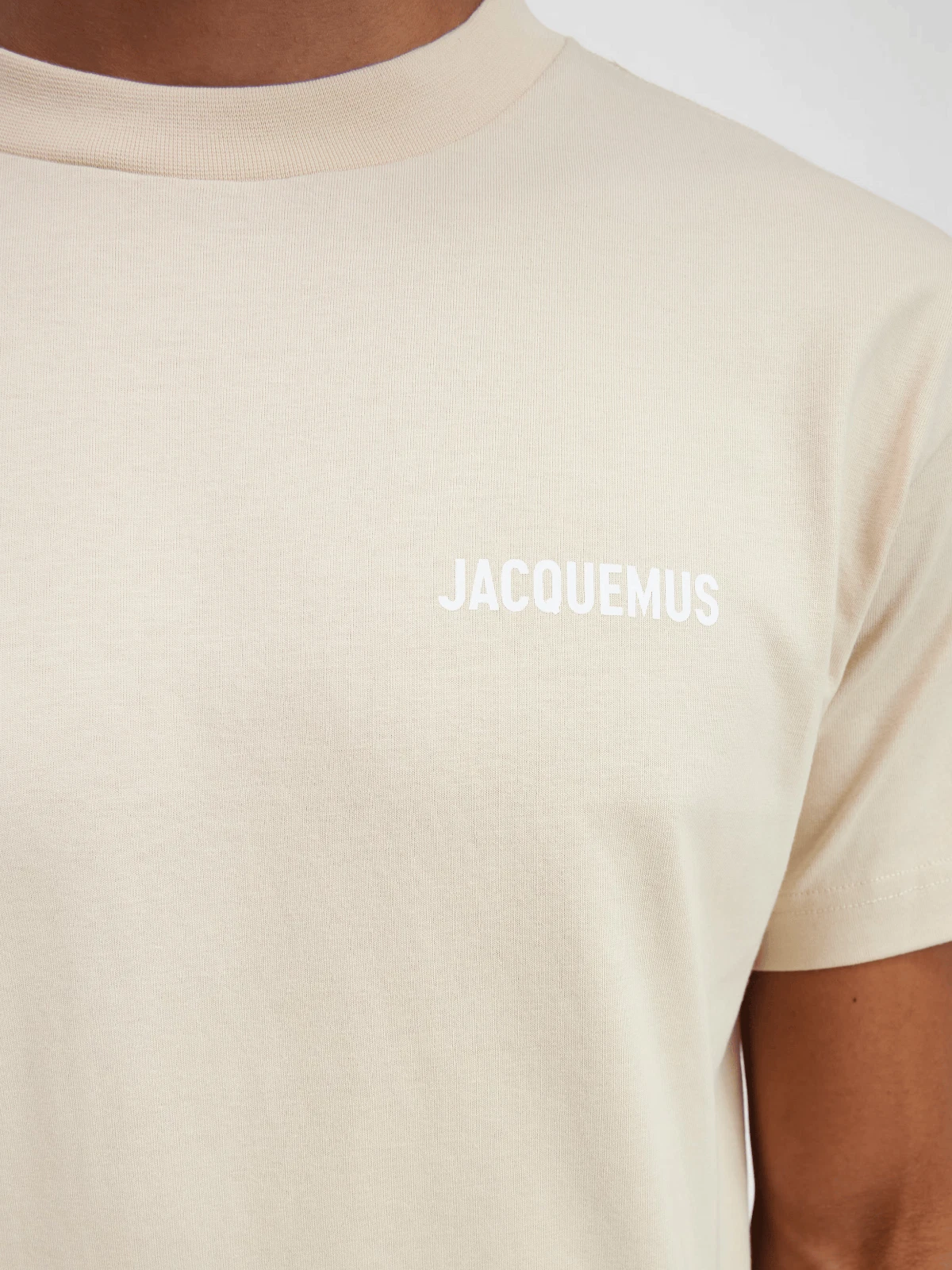 Jacquemus Le Logo T Shirt Beige