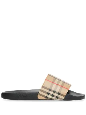 Burberry Check Sliders