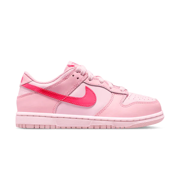 Kids Nike Dunk Low Triple Pink