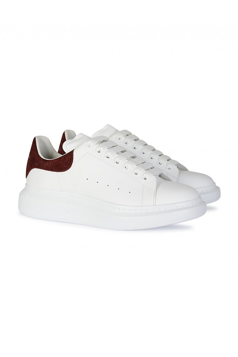 Alexander McQueen Trainers White/Burgundy