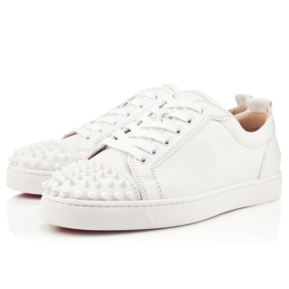 Christian Louboutin Louis junior Spikes White