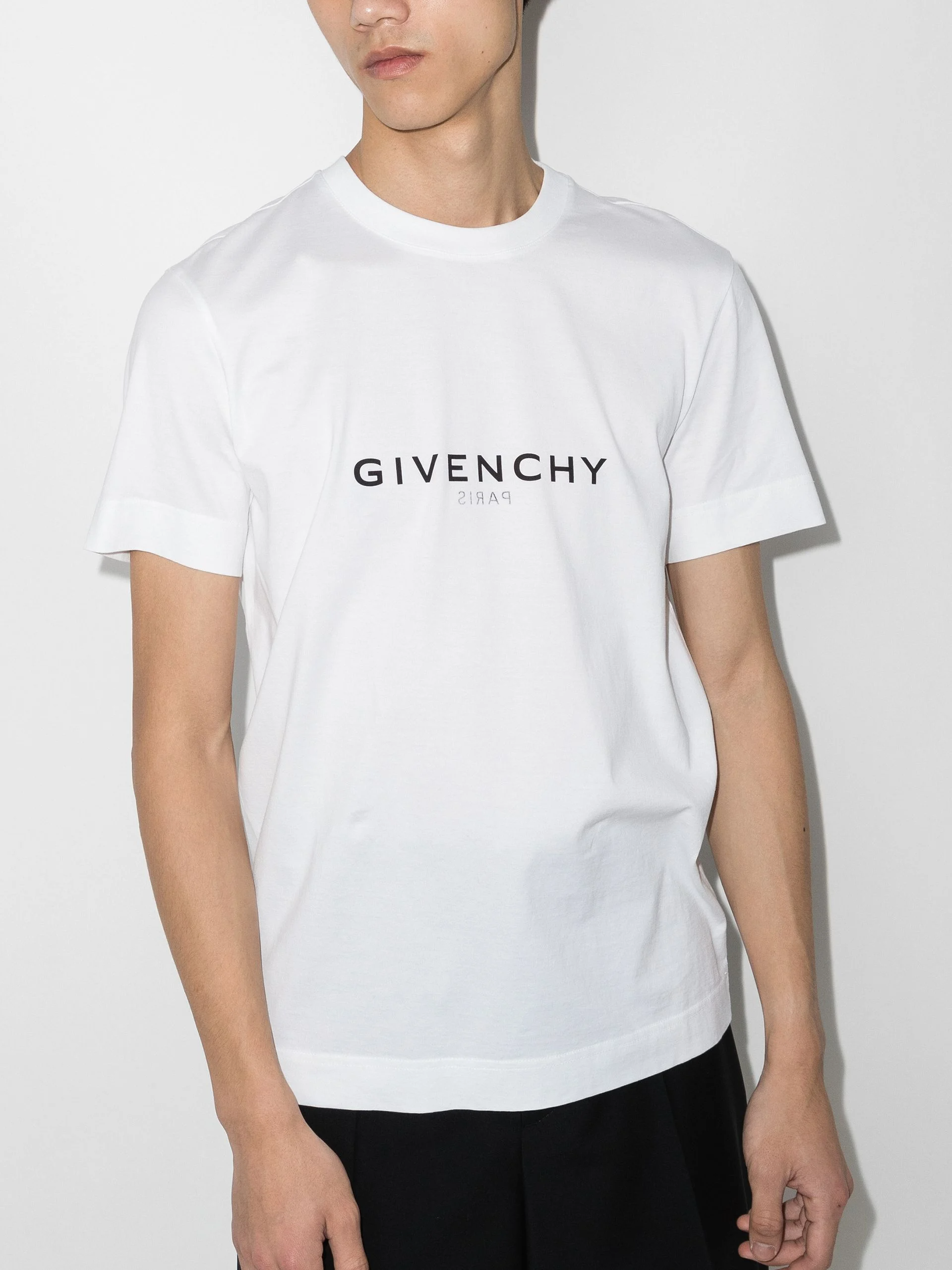 Givenchy Reverse Logo Print T-Shirt White