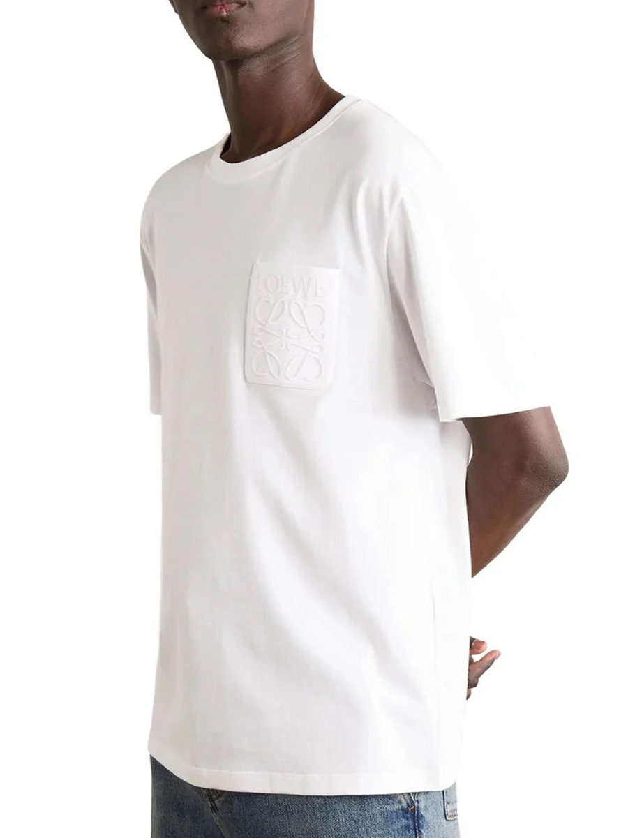 LOEWE Pocket Anagram Relaxed T-Shirt White