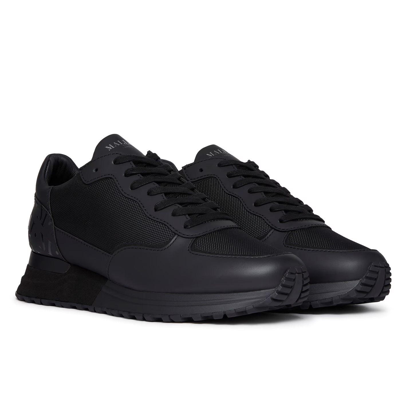 Mallet Popham Trainers Triple Black