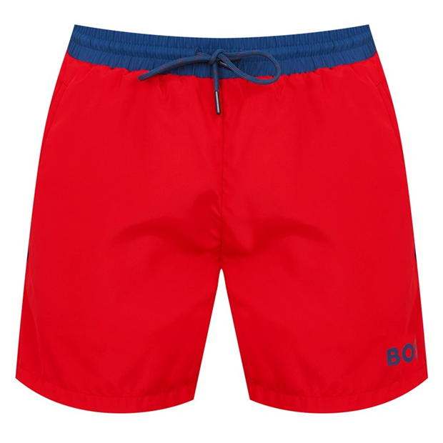 Hugo Boss Logo Shorts Set Red