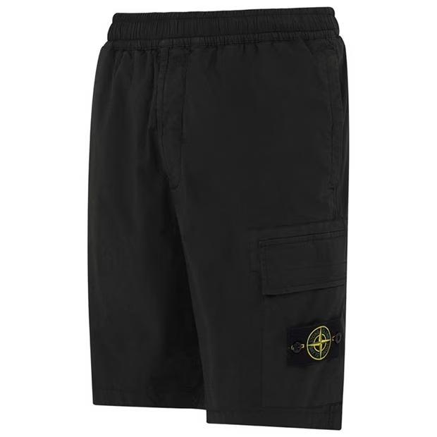 Stone Island Cargo Shorts Black