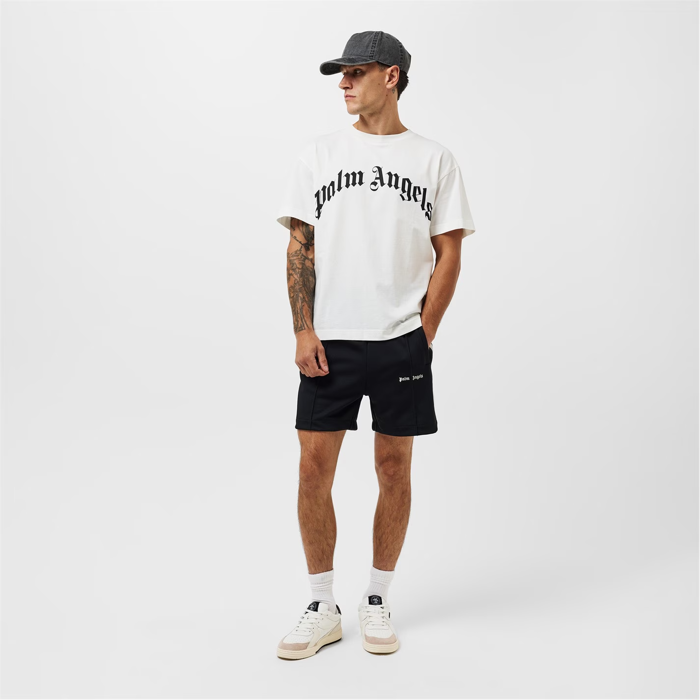 Palm Angels Curve Logo T Shirt
