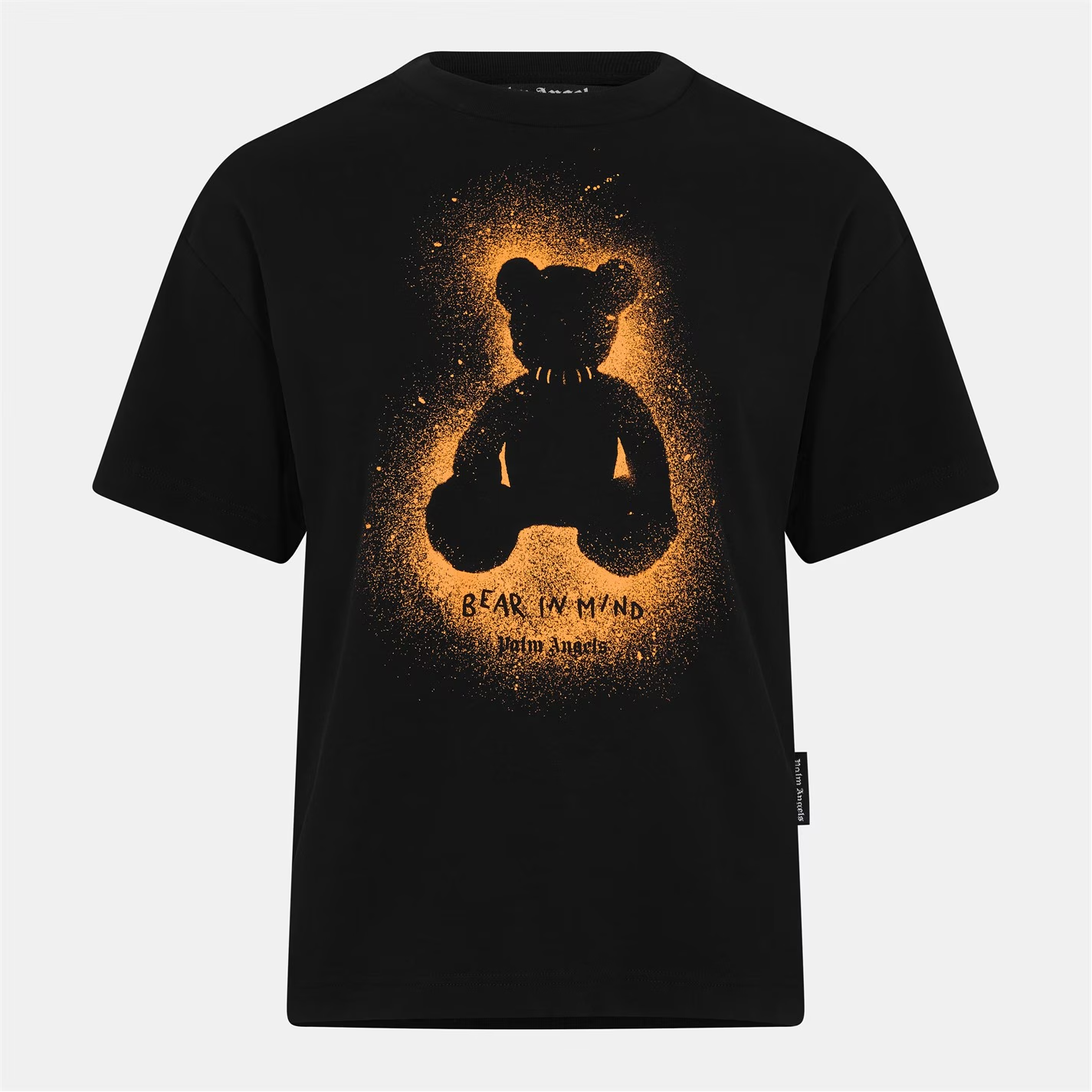 Palm Angels Spray Bear T Shirt Black